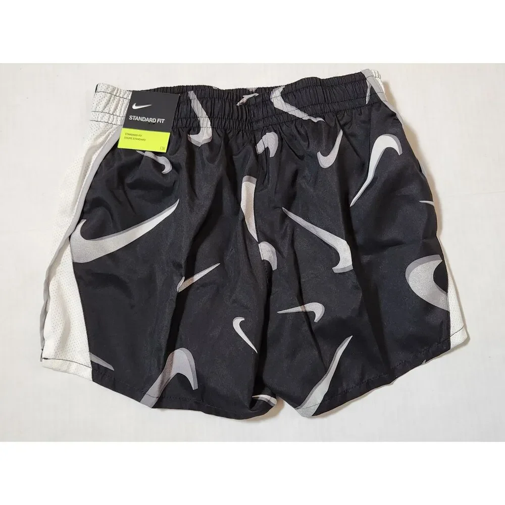 Nike Youth Dri‑Fit Athletic Running Shorts Girls Medium NWT – Black Standard Fit